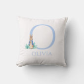 Individuelle Name Peter der Kaninchen Kissen (Vorderseite)