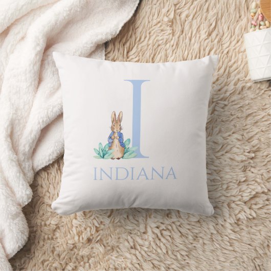 Individuelle Name Peter der Kaninchen Kissen (Decke)