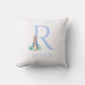 Individuelle Name Peter der Kaninchen Kissen (Vorderseite)