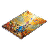 Individuelle Name Peter der Osterhase Notizblock (Linke Seite)