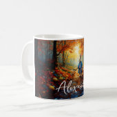 Individuelle Name Peter Ostersonntag mit Ostereier Kaffeetasse (Vorderseite Links)