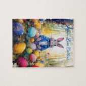 Individuelle Name Peter Ostersonntag mit Ostereier Puzzle (Horizontal)