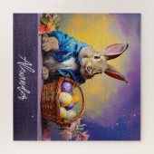 Individuelle Name Peter Ostersonntag mit Ostereier Puzzle (Horizontal)