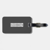 Individuelle Name, Phantastische Anerkennung von F Gepäckanhänger (Rückseite horizontal)