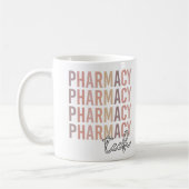 Individuelle Name Pharmacy Tech | Pharmazeutischer Kaffeetasse (Links)