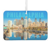 Individuelle Name Philadelphia Pennsylvania Autolufterfrischer (Rückseite)
