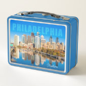 Individuelle Name Philadelphia Pennsylvania Metall Brotdose (Rückseite)