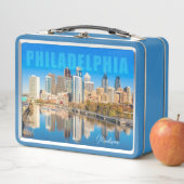 Individuelle Name Philadelphia Pennsylvania Metall Brotdose (Beispiel)