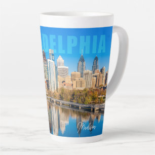 Individuelle Name Philadelphia Pennsylvania Milchtasse