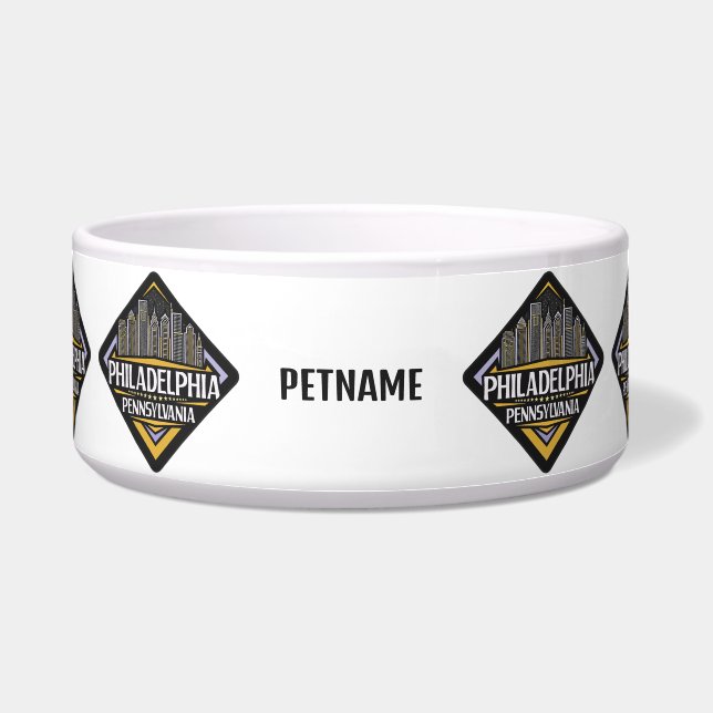 Individuelle Name Philadelphia Pennsylvania Napf (Vorderseite)