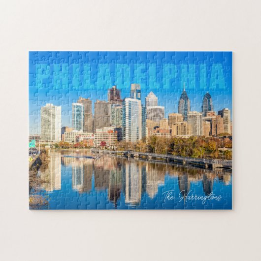 Individuelle Name Philadelphia Pennsylvania Puzzle (Horizontal)