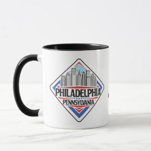 Individuelle Name Philadelphia Pennsylvania Tasse
