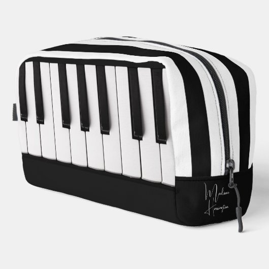 Individuelle Name Piano Keys Waschbeutel (Rechte Ecke)