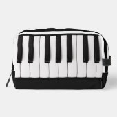Individuelle Name Piano Keys Waschbeutel (Rückseite)
