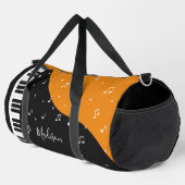 Individuelle Name Piano Music Duffle Bag (Rechte Ecke)