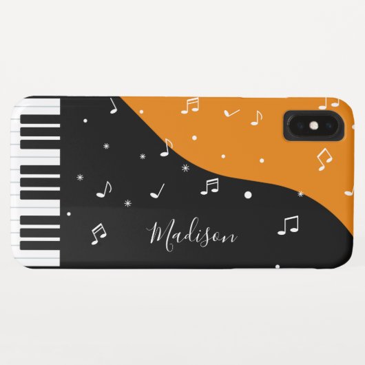 individuelle Name Piano Musikkassetten Case-Mate iPhone Hülle (Rückseite (Horizontal))