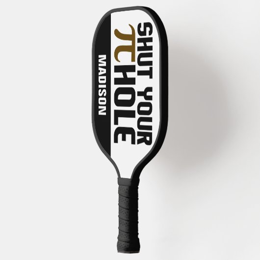 individuelle Name "Pie Hole" Pickleball Schläger (Links)