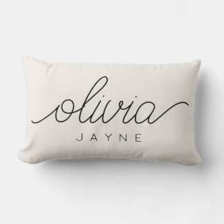 Individuelle Name Pillow | Dekor des Kinderzimmers Lendenkissen