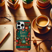 Individuelle Name Pilzsaal Fun Liebe Große Moderne Case-Mate iPhone Hülle