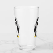 individuelle Name Pinguinpint Glas (Links)