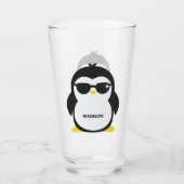 individuelle Name Pinguinpint Glas (Vorderseite)