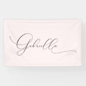 Individuelle Name Pink Banner (Horizontal)