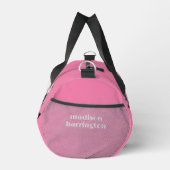 Individuelle Name Pink Classic Car Duffle Bag (Rechts)