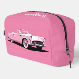 Individuelle Name Pink Classic Car Waschbeutel