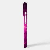 Individuelle Name Pink Glitzer Case-Mate iPhone Hülle (Rückseite / Links)