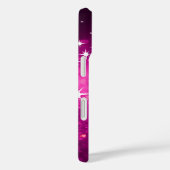 Individuelle Name Pink Glitzer Case-Mate iPhone Hülle (Rückseite / Rechts)