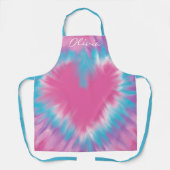 individuelle Name Pink Heart Baker Mens Womens Gef Schürze (Vorderseite)