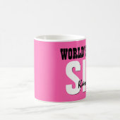 Individuelle Name PINK V01B Kaffeetasse (Mittel)