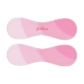 Individuelle Name Pink Wirbel Baseball (Paneele)