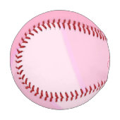 Individuelle Name Pink Wirbel Baseball (Vorderseite Links)