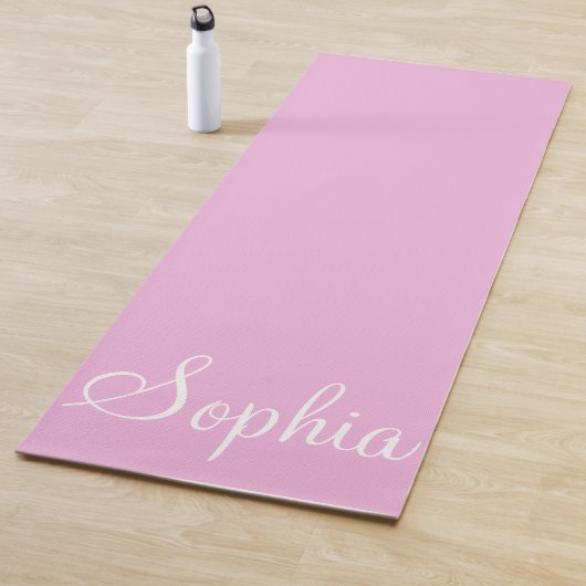 Individuelle Name Pink Yoga Mat Yogamatte (Beispiel)