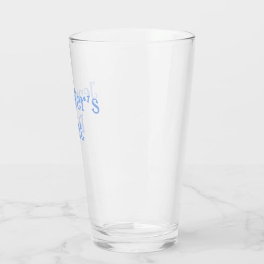 Individuelle Name Pint Glass - Personalisiertes Bi Glas (Links)