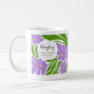 Individuelle Name Pioneer School Gift Floral Tasse