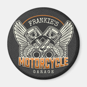 Individuelle Name Pistolen Wings Motorrad Fahrradg Magnet