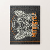 Individuelle Name Pistolen Wings Motorrad Fahrradg Puzzle (Vertikal)