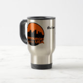 Individuelle Name PITTSBURGH Tasse (Vorderseite Links)