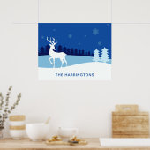 Individuelle Name-Plakat für Reindee Poster (Küche)
