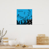 Individuelle Name-Plakat Poster (Küche)