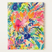 Individuelle Name-Planer für Blumenarbeit, Schule Planer (Rückseite)