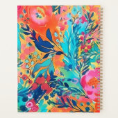 Individuelle Name-Planer für Blumenarbeit, Schule Planer (Rückseite)