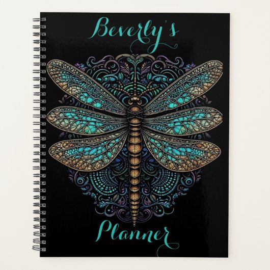 Individuelle Name-Planer mit Dragonfly Planer (Vorderseite)