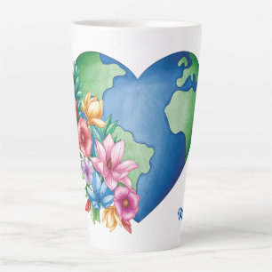 Individuelle Name Planet Earth Heart Milchtasse