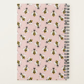 Individuelle Name-Planner für die weichrosa Bee Planer (Rückseite)