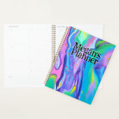 Individuelle Name Planner Pastell Flüssigkeit Kuns Planer (Anzeige)