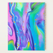 Individuelle Name Planner Pastell Flüssigkeit Kuns Planer (Rückseite)