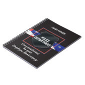 Individuelle Name, Polizeibedienstete - Jahrestag Notizblock (Linke Seite)